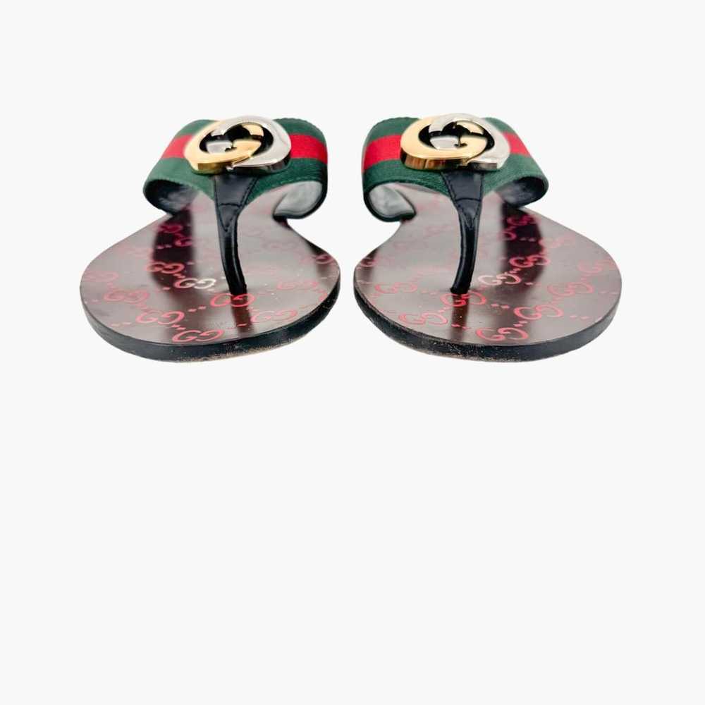 Gucci Double G leather sandal - image 5