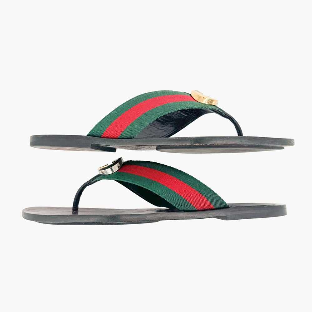 Gucci Double G leather sandal - image 7