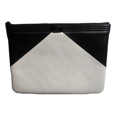 Chanel Boy leather clutch bag