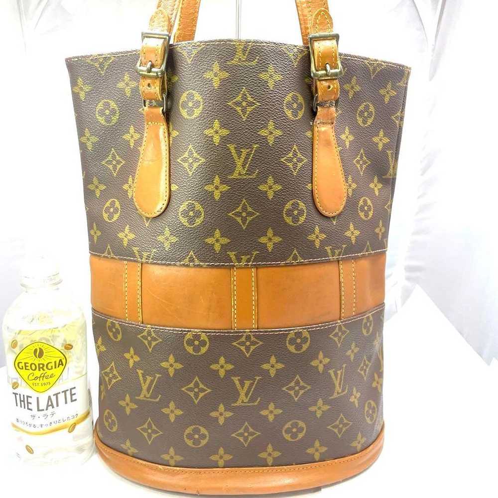 【Rare USA Limited Edition】Louis Vuitton Bucket GM… - image 8