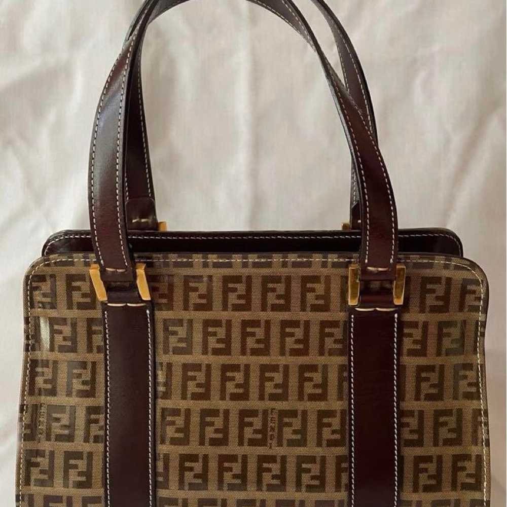 Price reduction - Genuine Fendi FENDI Zucca patte… - image 1