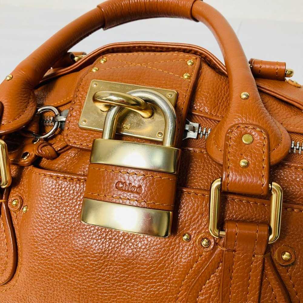 Chloe Paddington Padlock Handbag - image 2