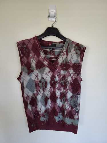 Diesel Y2K Vintage Diesel Bleached Sleeveless Knit