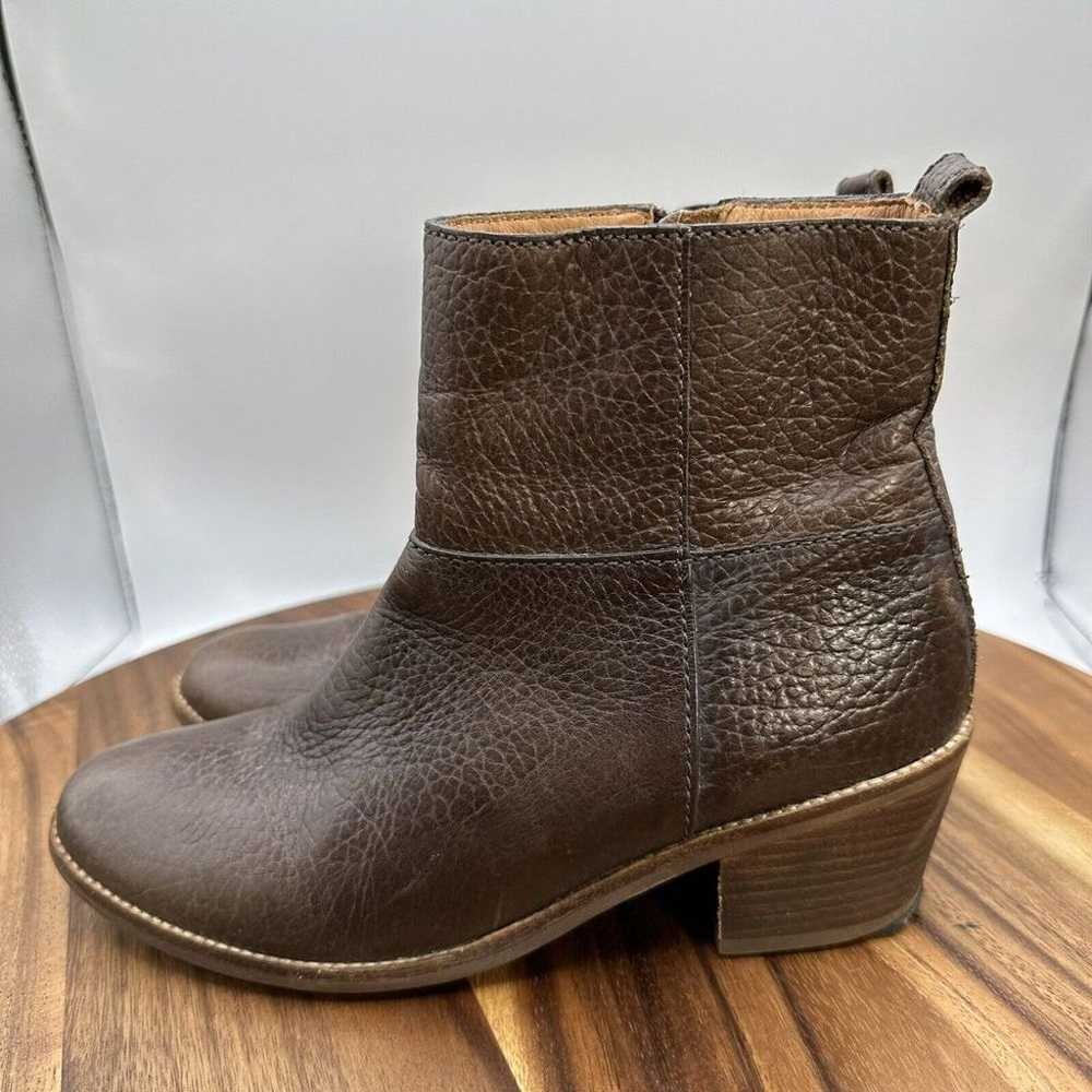 Madewell The Perrie Ankle Boot Brown Leather Boho… - image 3