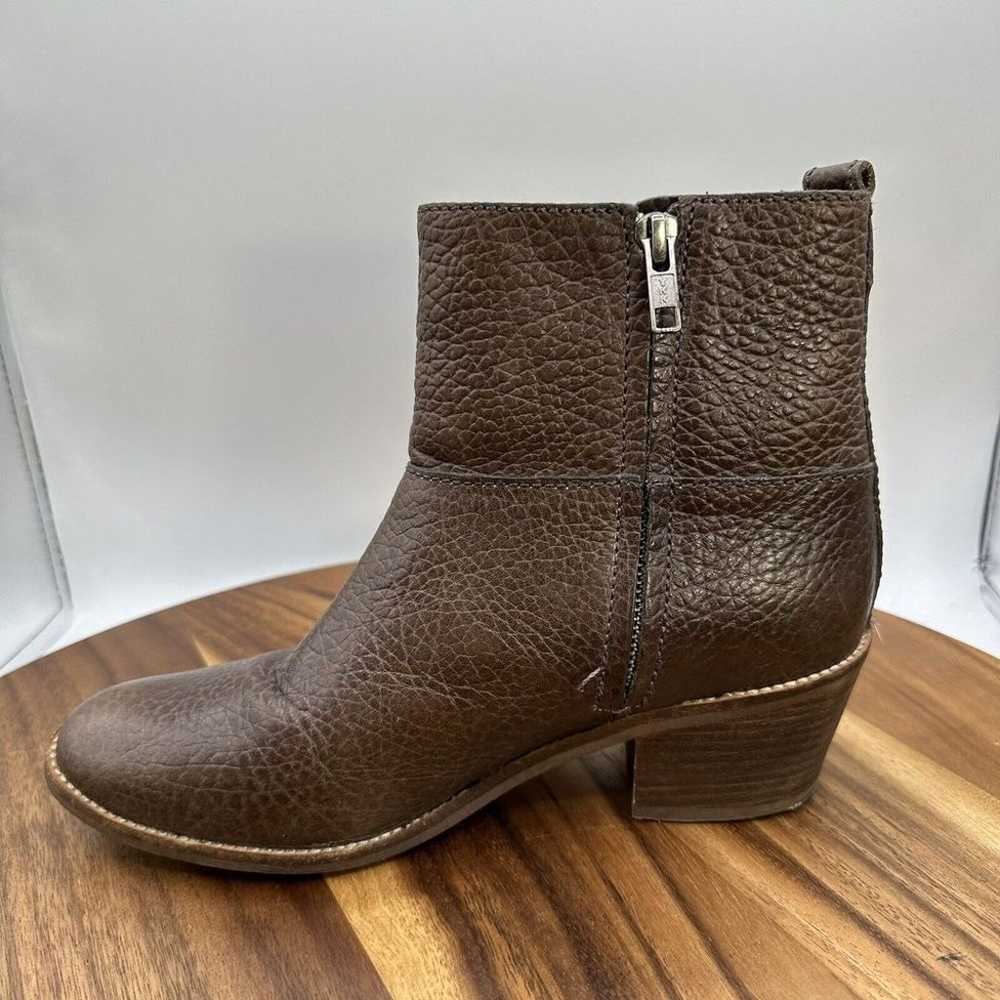 Madewell The Perrie Ankle Boot Brown Leather Boho… - image 6