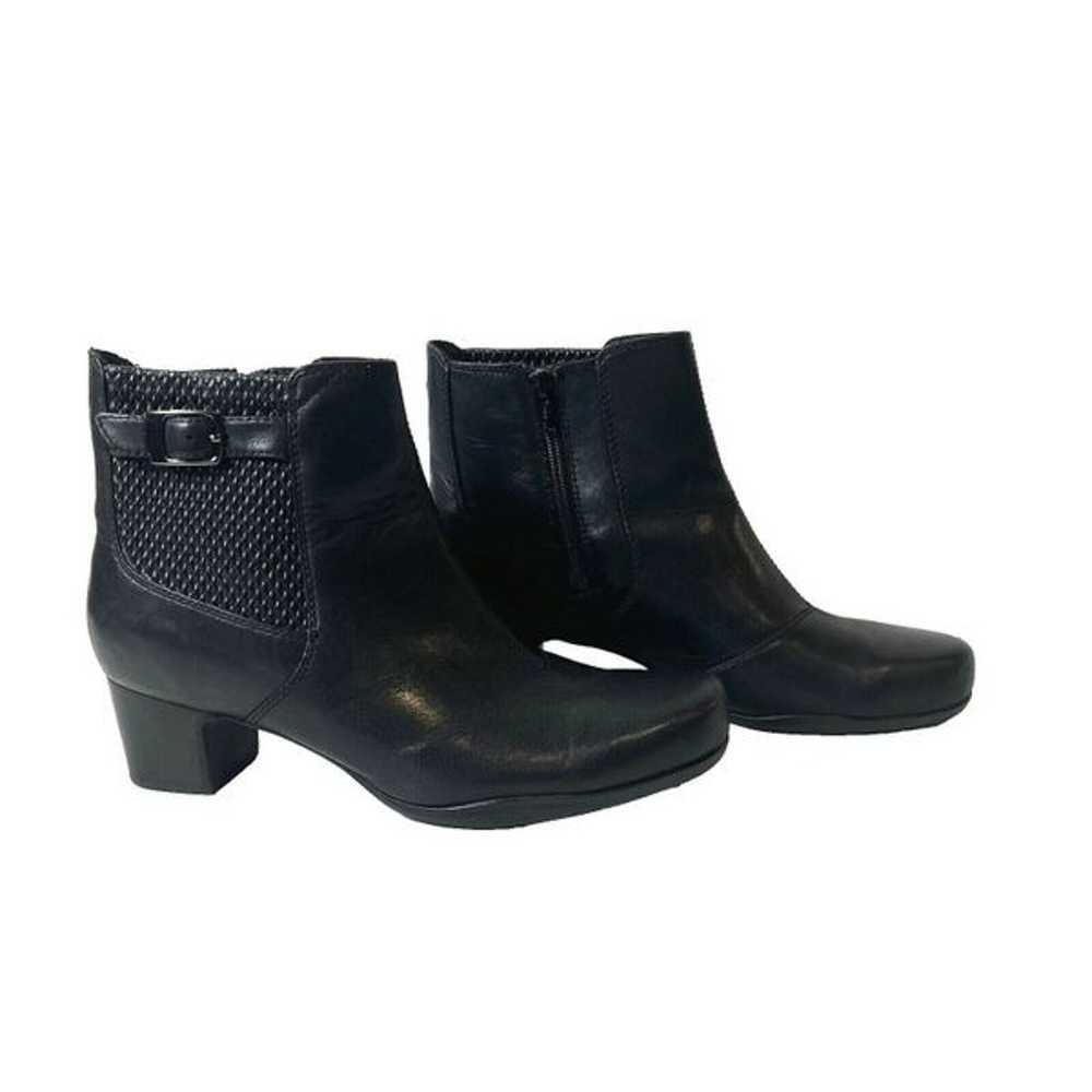 Clarks artisan Low Heel Ankle Boots Womens 9.5 Bl… - image 2