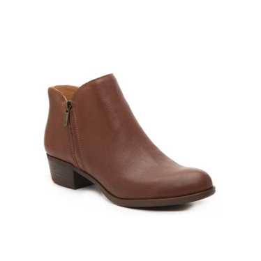 LUCKY BRAND Barough Booties Brown Leather Size 7.5