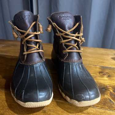 sperry saltwater duck boots