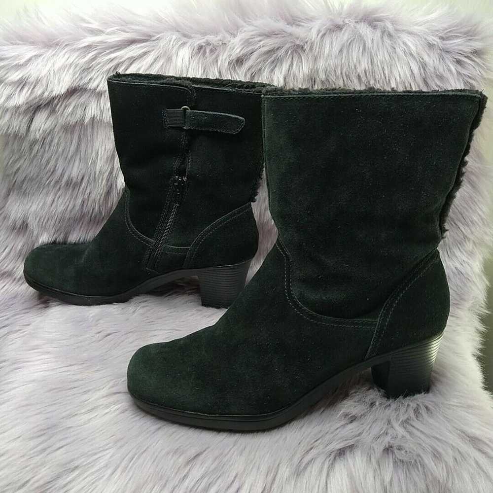 Clarks Bendables Suede Linded Ankle Boots Womens … - image 1