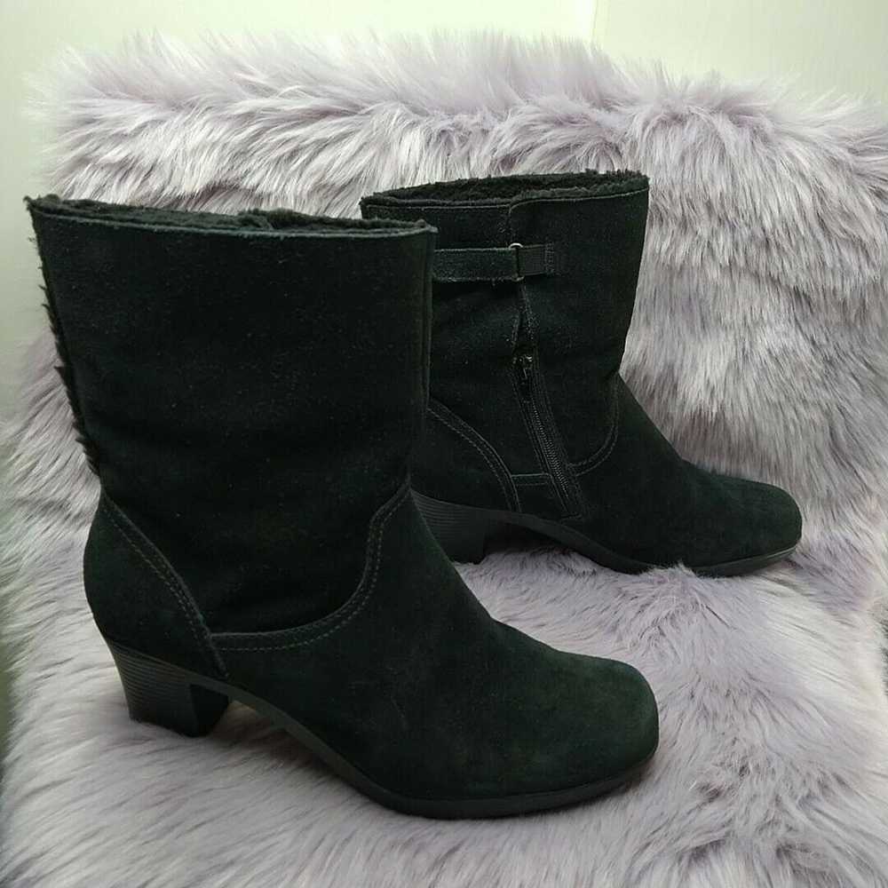 Clarks Bendables Suede Linded Ankle Boots Womens … - image 3