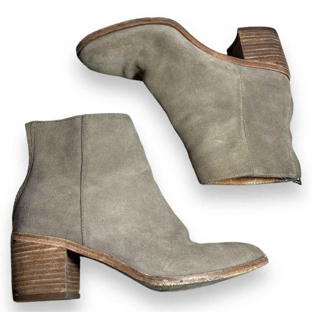 Madewell Pauline Suede Ankle Boots Taupe Women's … - image 2