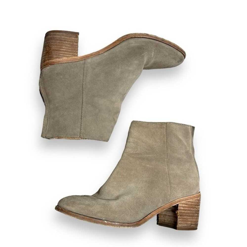 Madewell Pauline Suede Ankle Boots Taupe Women's … - image 4