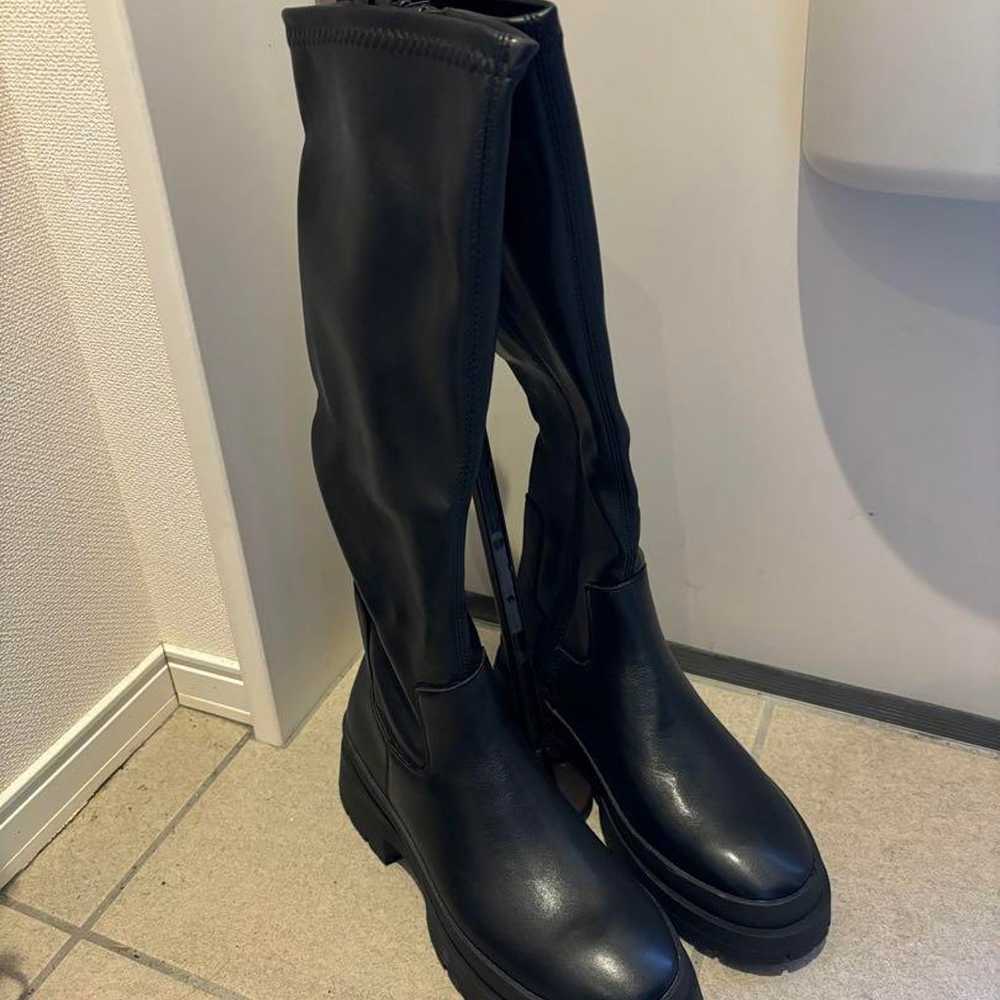 Grail Tank Sole Long Boots zr855 - image 4