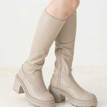 Chico Thick-soled Chunky Stretch Long Boots - image 1