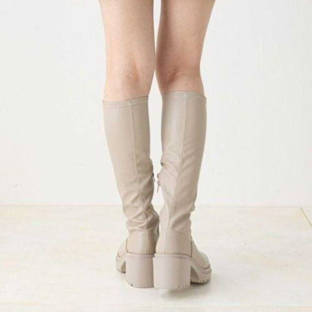 Chico Thick-soled Chunky Stretch Long Boots - image 3