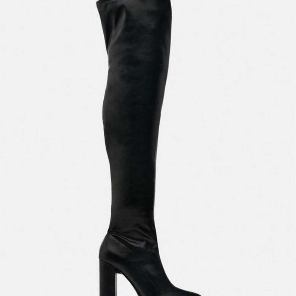 ZARA thigh-high boots black - image 1