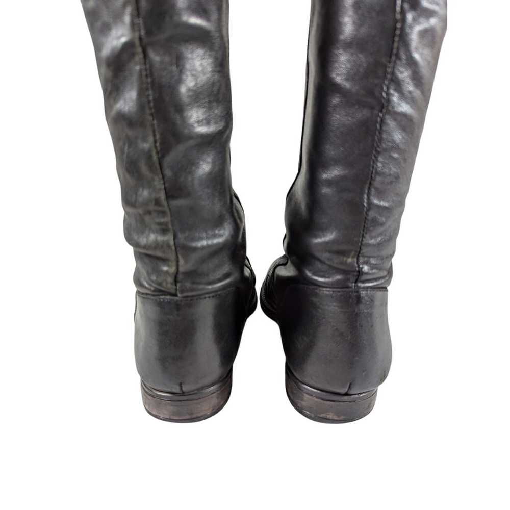 STEVE MADDEN! BLACK GENUINE LEATHER BIKER/MOTO ST… - image 9