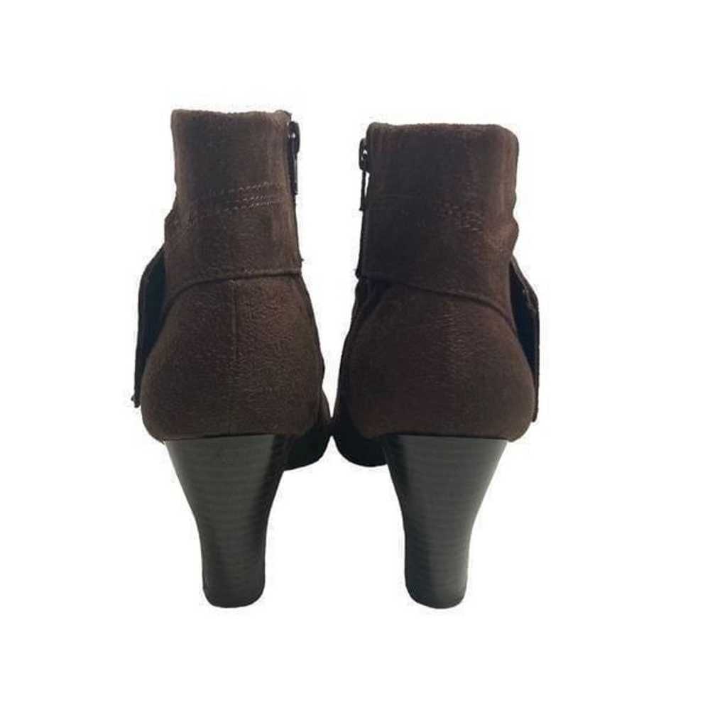 KIM ROGERS Brown Austin Booties Size 8.5 M - image 3