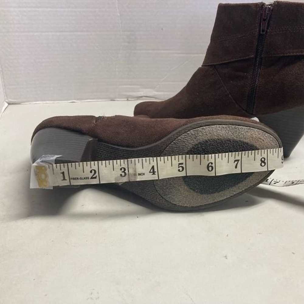 KIM ROGERS Brown Austin Booties Size 8.5 M - image 7