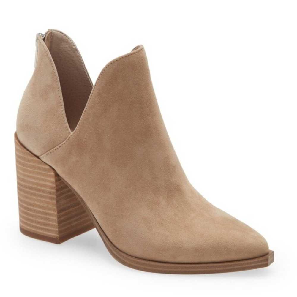 Steve Madden Cedar Beige Tan Ankle Suede Bootie B… - image 2