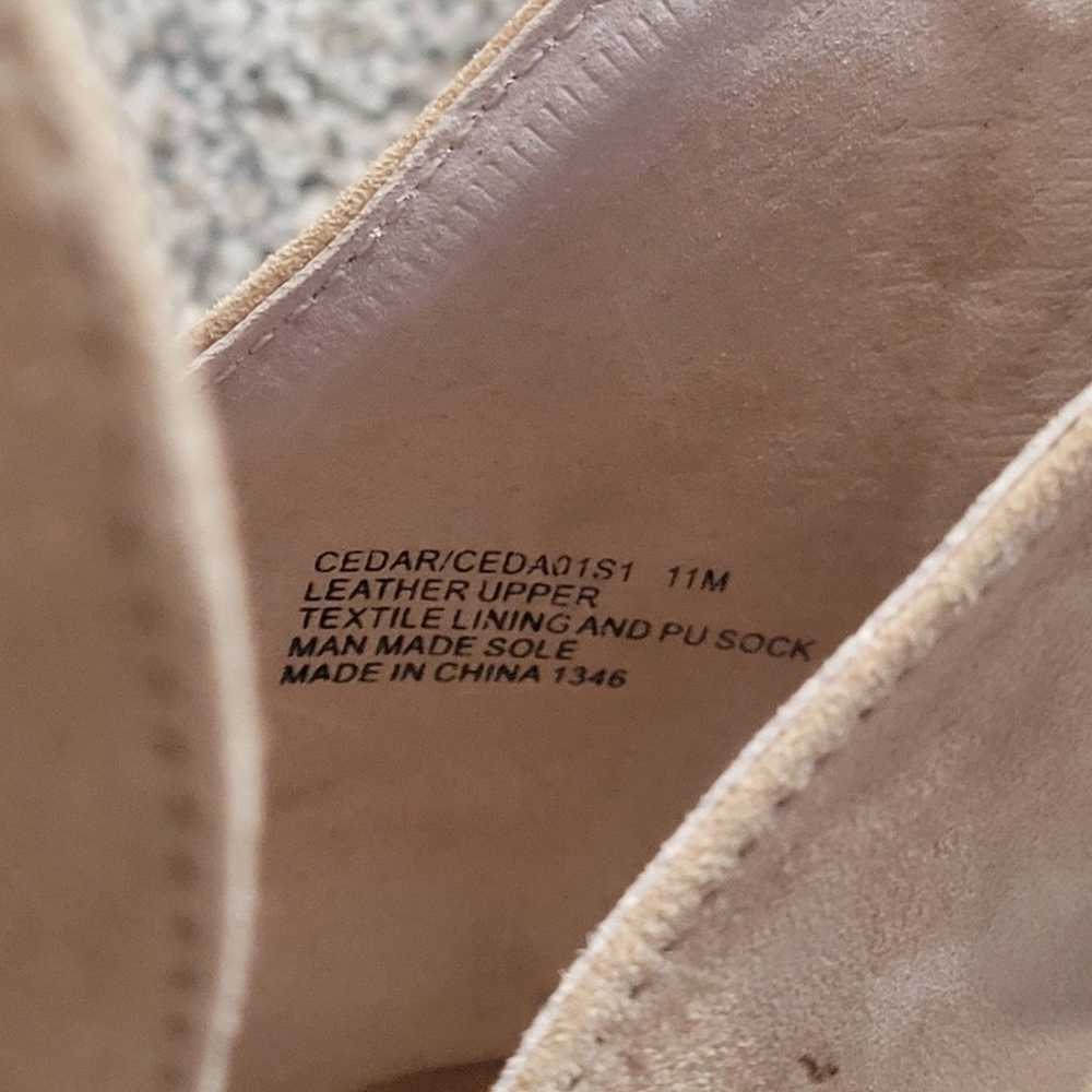 Steve Madden Cedar Beige Tan Ankle Suede Bootie B… - image 9