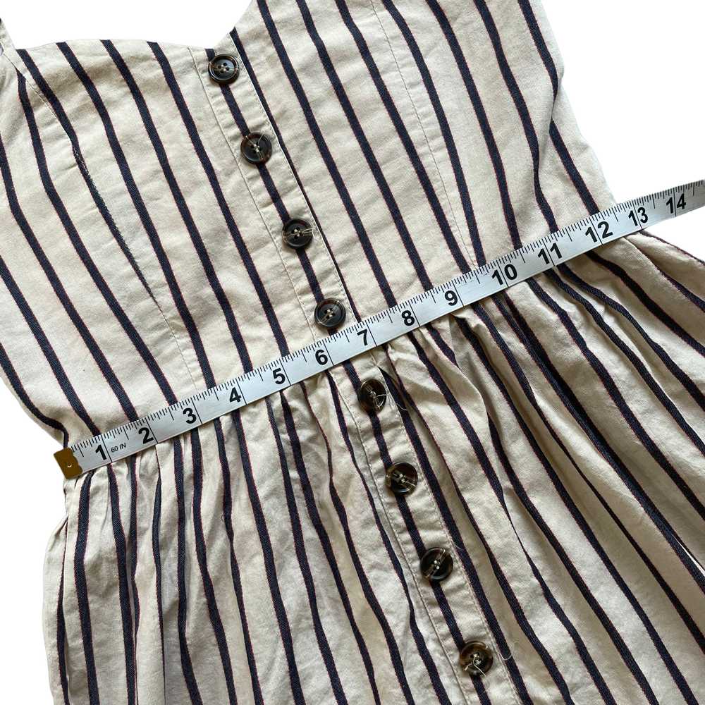 Sweetheart Empire waist striped dress size small - image 4