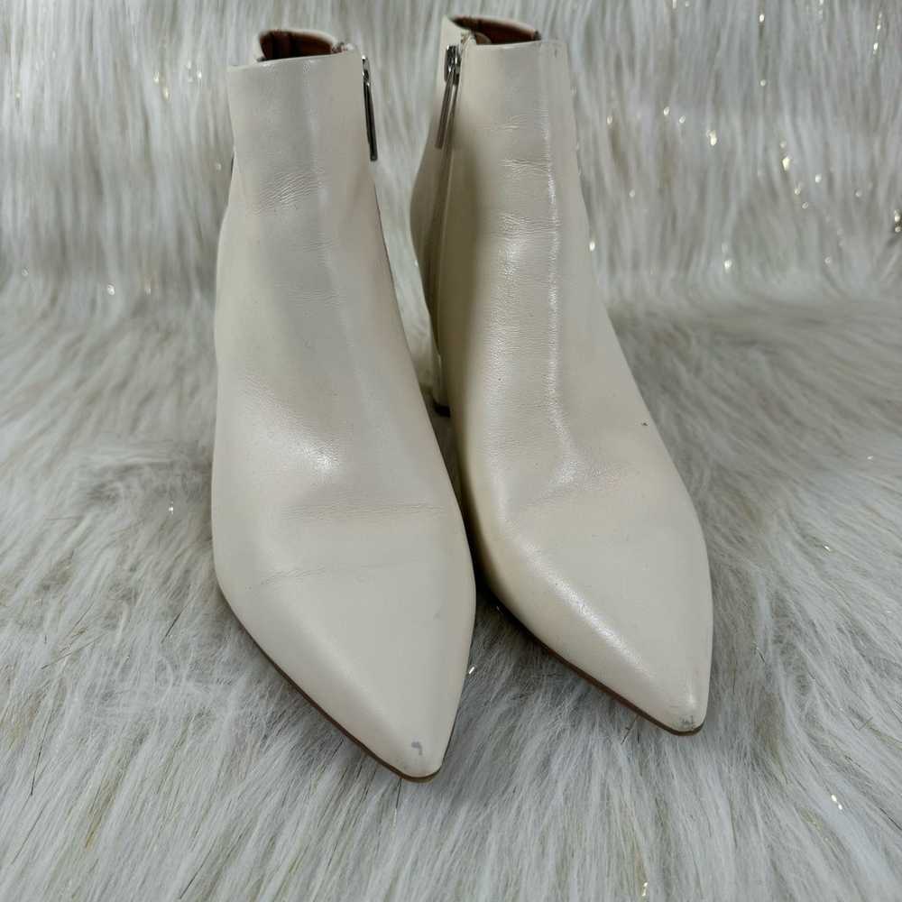 Franco Sarto L-Nest Cream Ankle Booties Boots Lea… - image 4