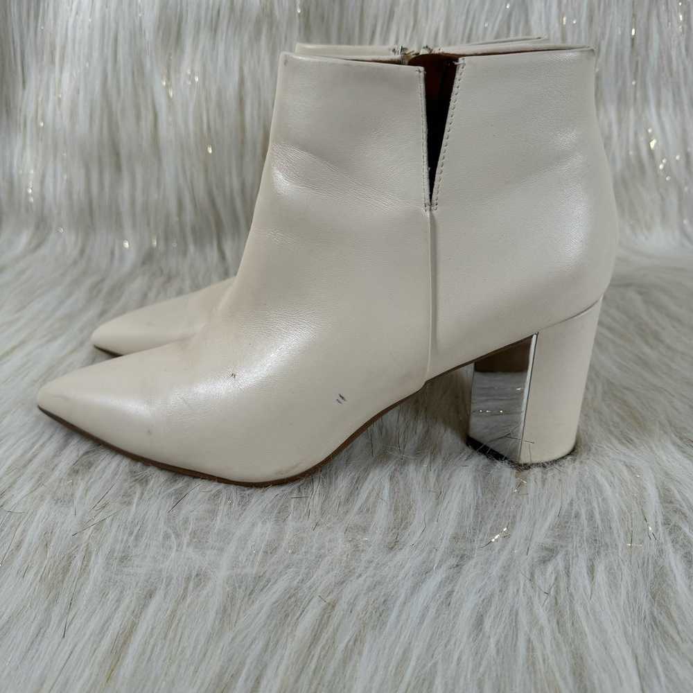 Franco Sarto L-Nest Cream Ankle Booties Boots Lea… - image 5