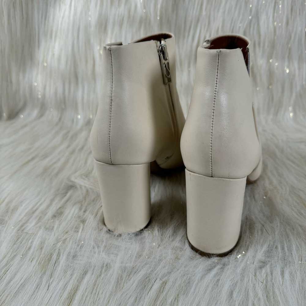 Franco Sarto L-Nest Cream Ankle Booties Boots Lea… - image 6