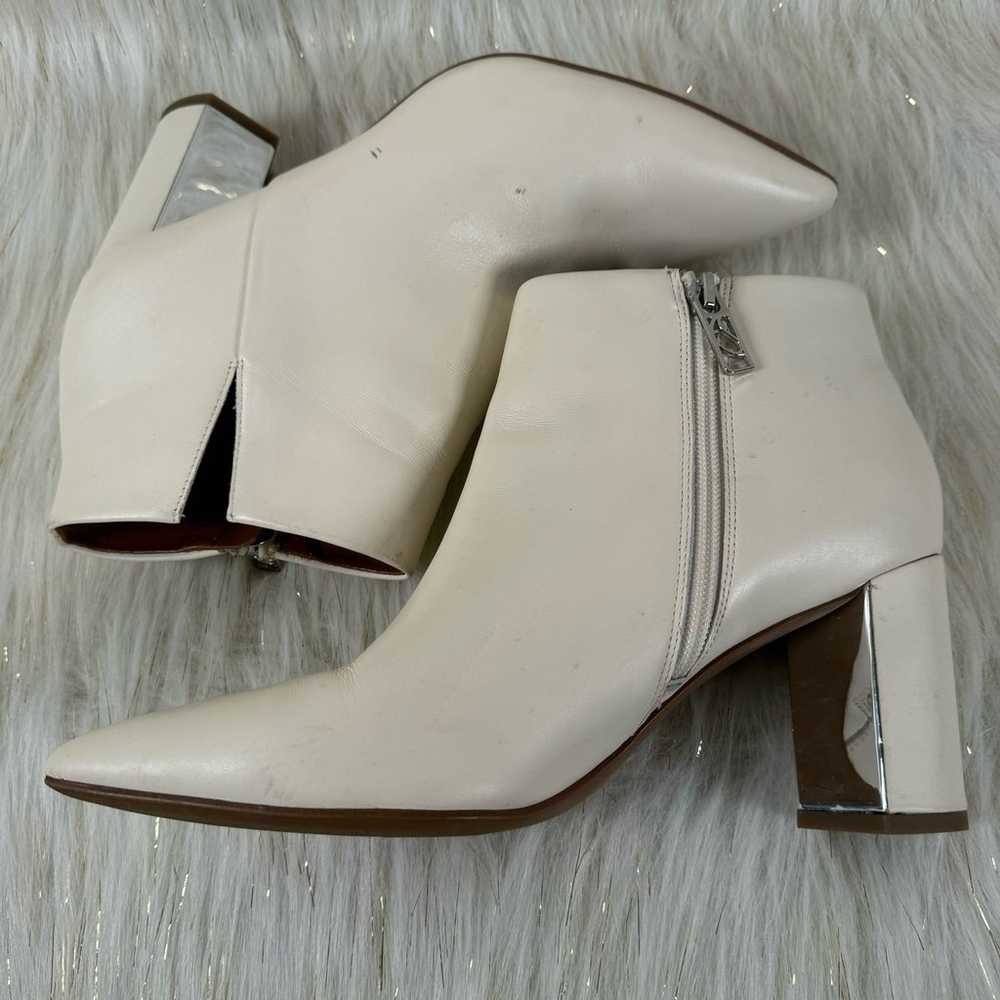 Franco Sarto L-Nest Cream Ankle Booties Boots Lea… - image 8