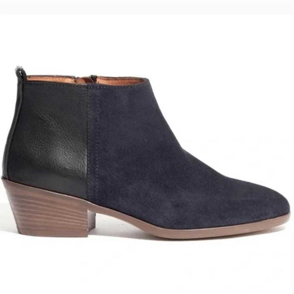 Madewell l The Charley 1/2 Suede Leather Heel Boo… - image 1