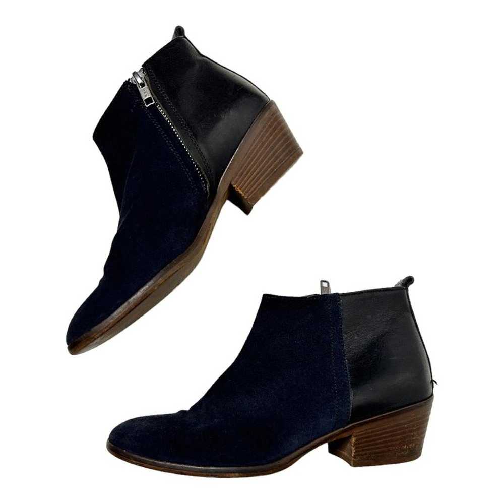 Madewell l The Charley 1/2 Suede Leather Heel Boo… - image 5