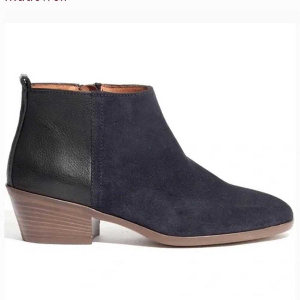 Madewell l The Charley 1/2 Suede Leather Heel Boo… - image 8