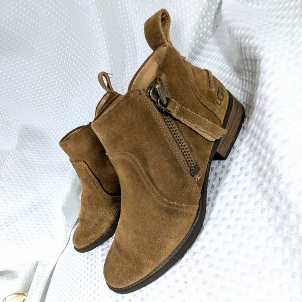 UGG! TOASTY WARM BROWN GENUINE SUEDE SHEEPSKIN, Z… - image 10