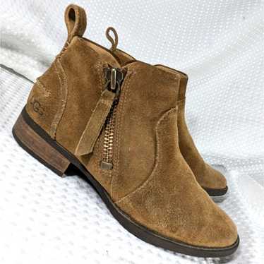 UGG! TOASTY WARM BROWN GENUINE SUEDE SHEEPSKIN, Z… - image 1