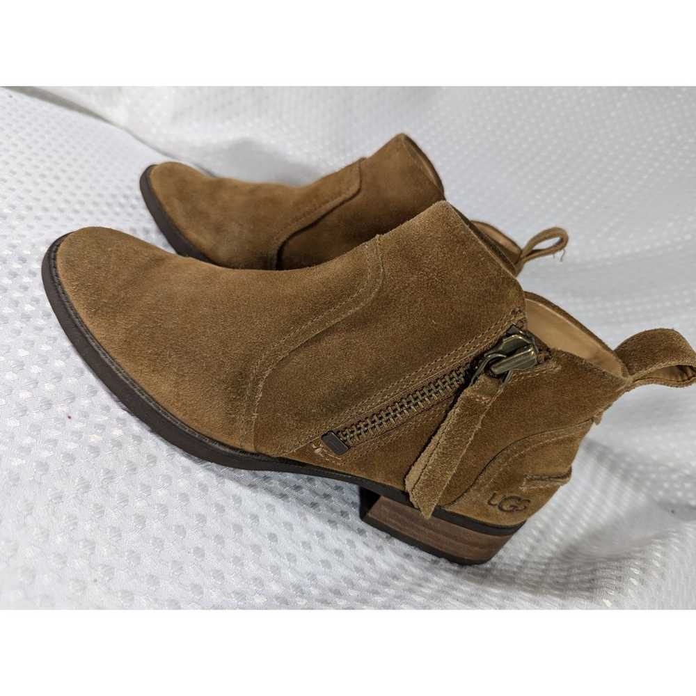 UGG! TOASTY WARM BROWN GENUINE SUEDE SHEEPSKIN, Z… - image 3