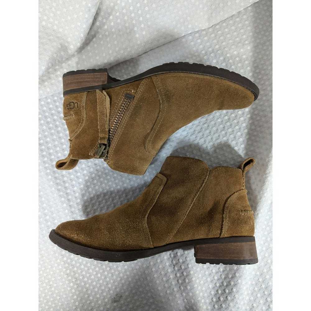 UGG! TOASTY WARM BROWN GENUINE SUEDE SHEEPSKIN, Z… - image 6