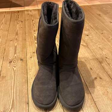 UGG Dark Brown Sheepskin Boots