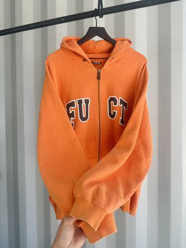 Fuct × Vintage Rare Fuct Zip Hoodie in Orange