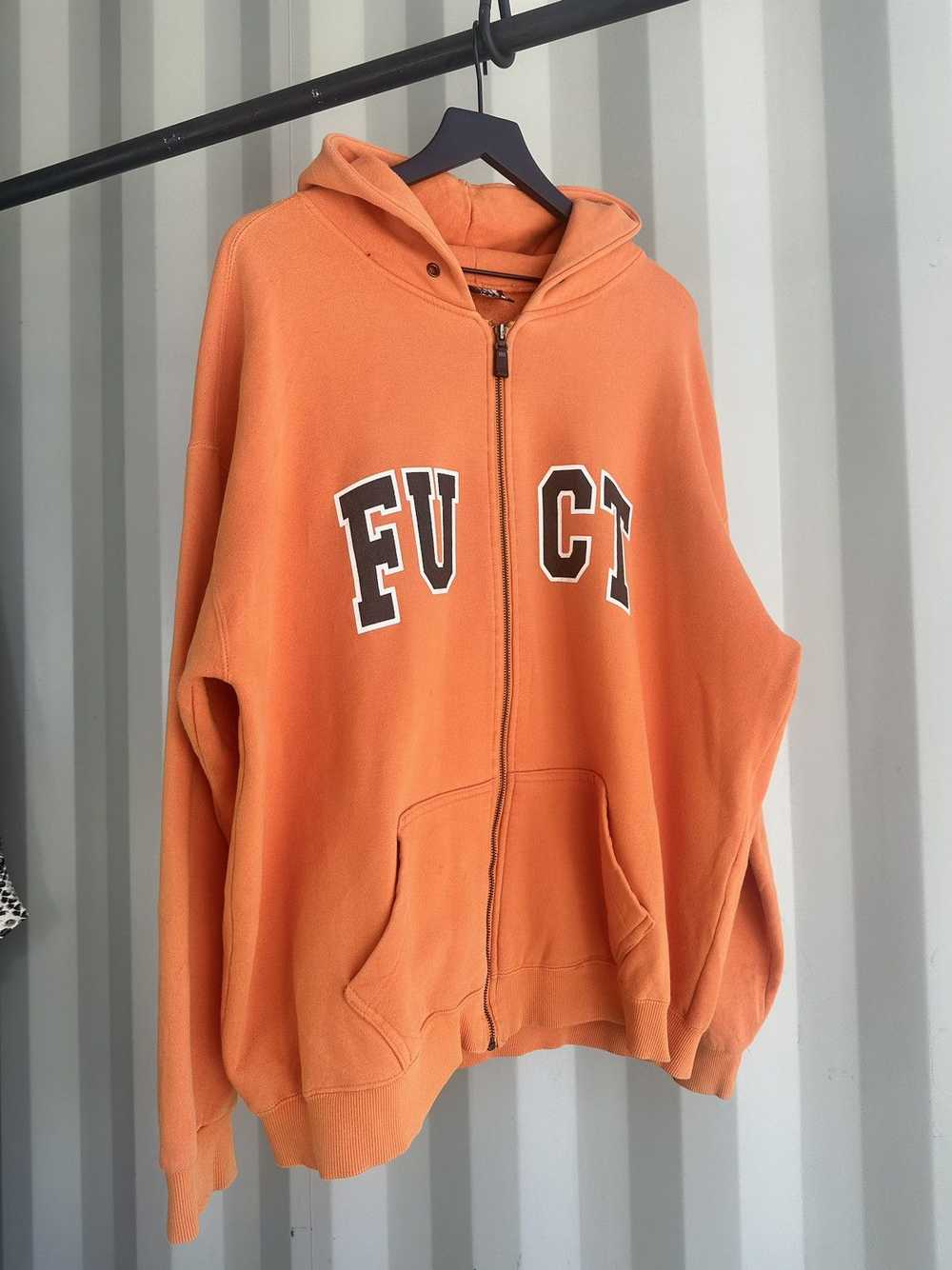 Fuct × Vintage Rare Fuct Zip Hoodie in Orange - image 2