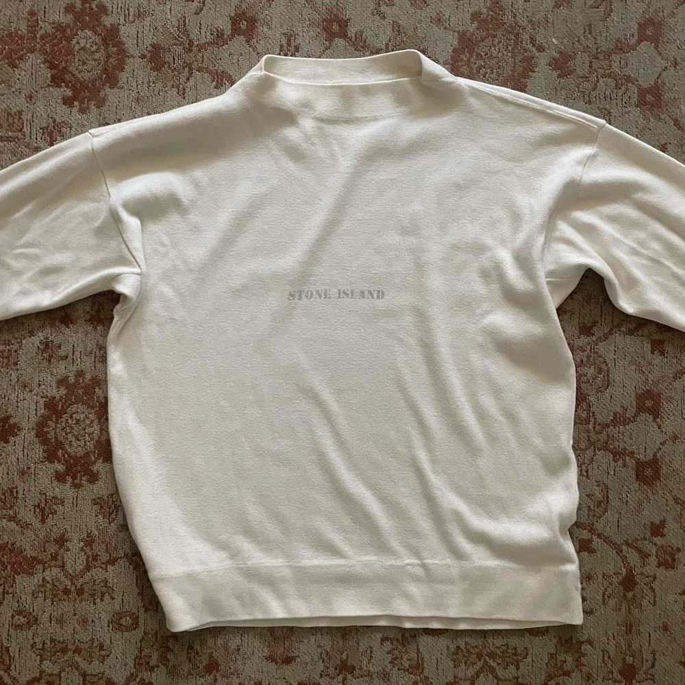 Stone Island 1980’s ribbed cotton boatneck sweater - image 3