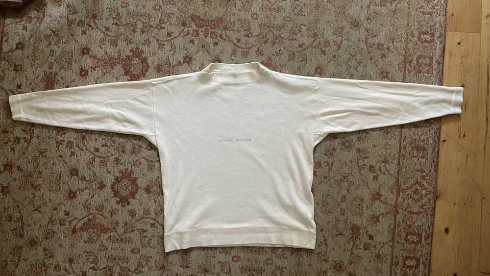 Stone Island 1980’s ribbed cotton boatneck sweater - image 7