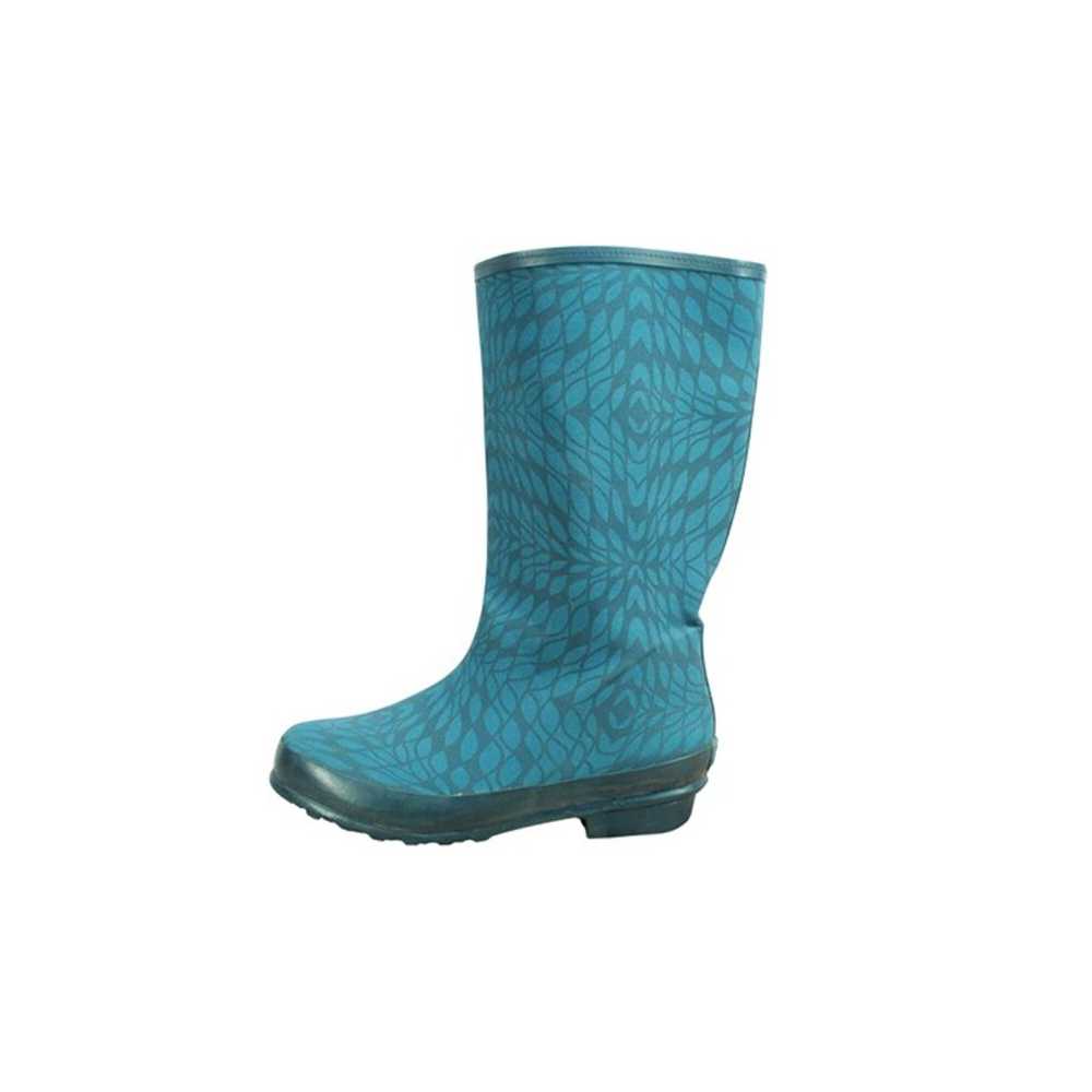 LL Bean Wellie Women's Blue Rubber Pull On Waterp… - image 1