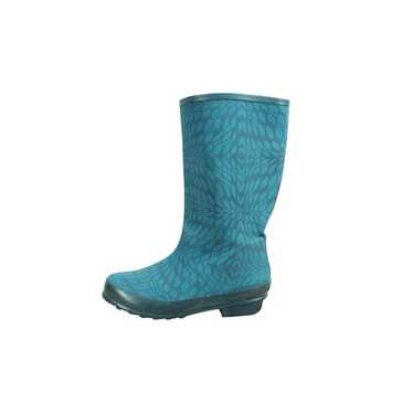 LL Bean Wellie Women's Blue Rubber Pull On Waterp… - image 1