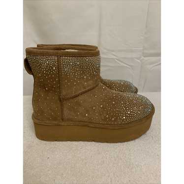 Madden Girl Platform Winter Boots Womens 7-7.5 Br… - image 1