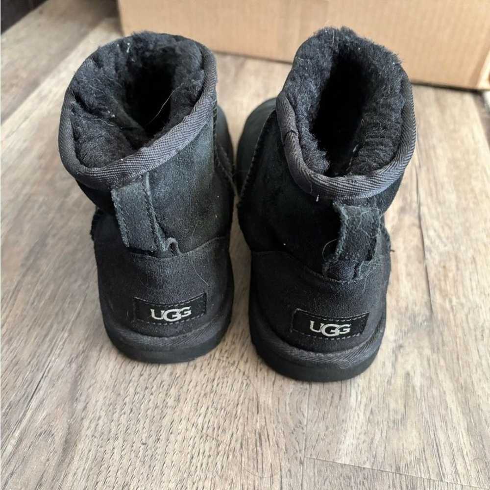 Ugg black short classic boot sz 6 - image 2