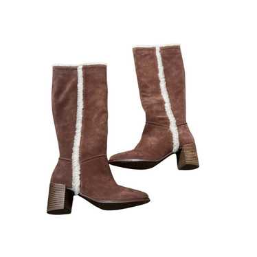 Seychelles Brown Suede Knee High Boots Anthropolo… - image 1