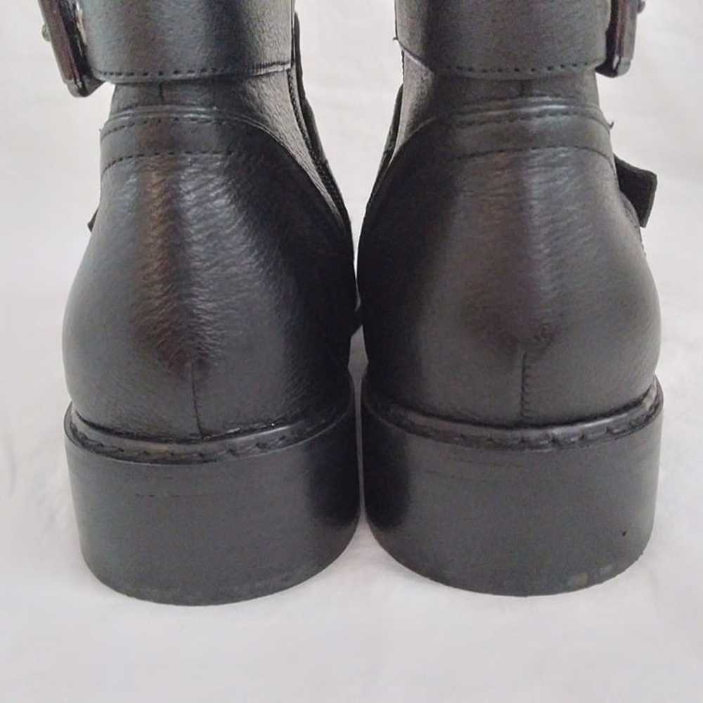 Kendall + Kylie "Nori" Leather Moto Boots, Size 8… - image 5