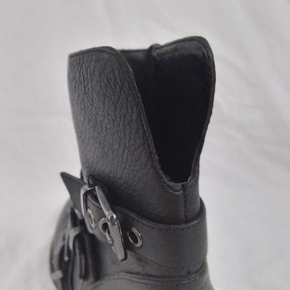 Kendall + Kylie "Nori" Leather Moto Boots, Size 8… - image 6