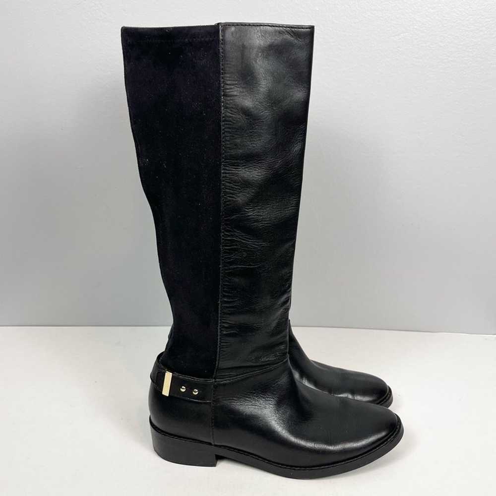 Cole Hann Tall Leather Boots Woman’s size 6.5 Bla… - image 2